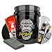 Produktbild Felgenreiniger Set | Sonax Felgenbeast 500ml + Auto Wascheimer 20l mit Sieb und Deckel + Waschhandschuh + Pinsel + Ceramic Quick Detailer + Ceramic Shampoo + Mikrofasertuch