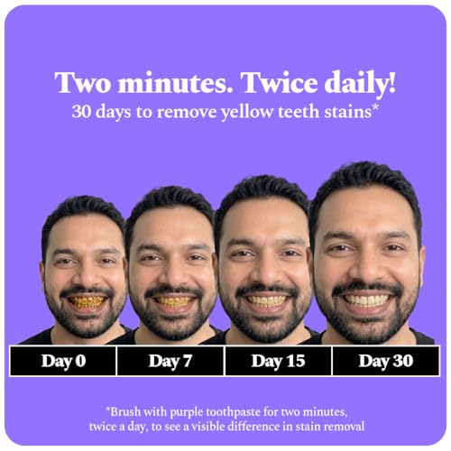 Perfora Purple Whitening Toothpaste Pack Of 3-225g 75 g - Image 4
