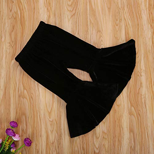 Emmababy Toddler Kids Baby Girls Velvet Long Pants Cotton Flare Leggings Bell Bottom Leggings Trousers Outfit 1-5T2