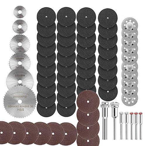 DIY Crafts Pack of 200 Pcs Kit, Multi, Combo Kit, Diamond Cutting Discs Wheel Drill Bit, Cutting Wheel Set for Rotary Tool, Cutter Kit with Mandrels R(Pack of 200 Pcs Kit, Multi, Combo Kit) (B0868ND6KX) Amazon Price History, Amazon Price Tracker
