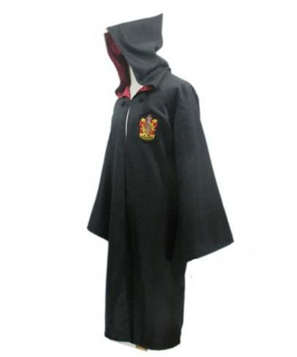 Harry Potter Jugend/Erwachsene Robe Gryffindor Kostüm Party Cosplay SM XL - Schwarz - M