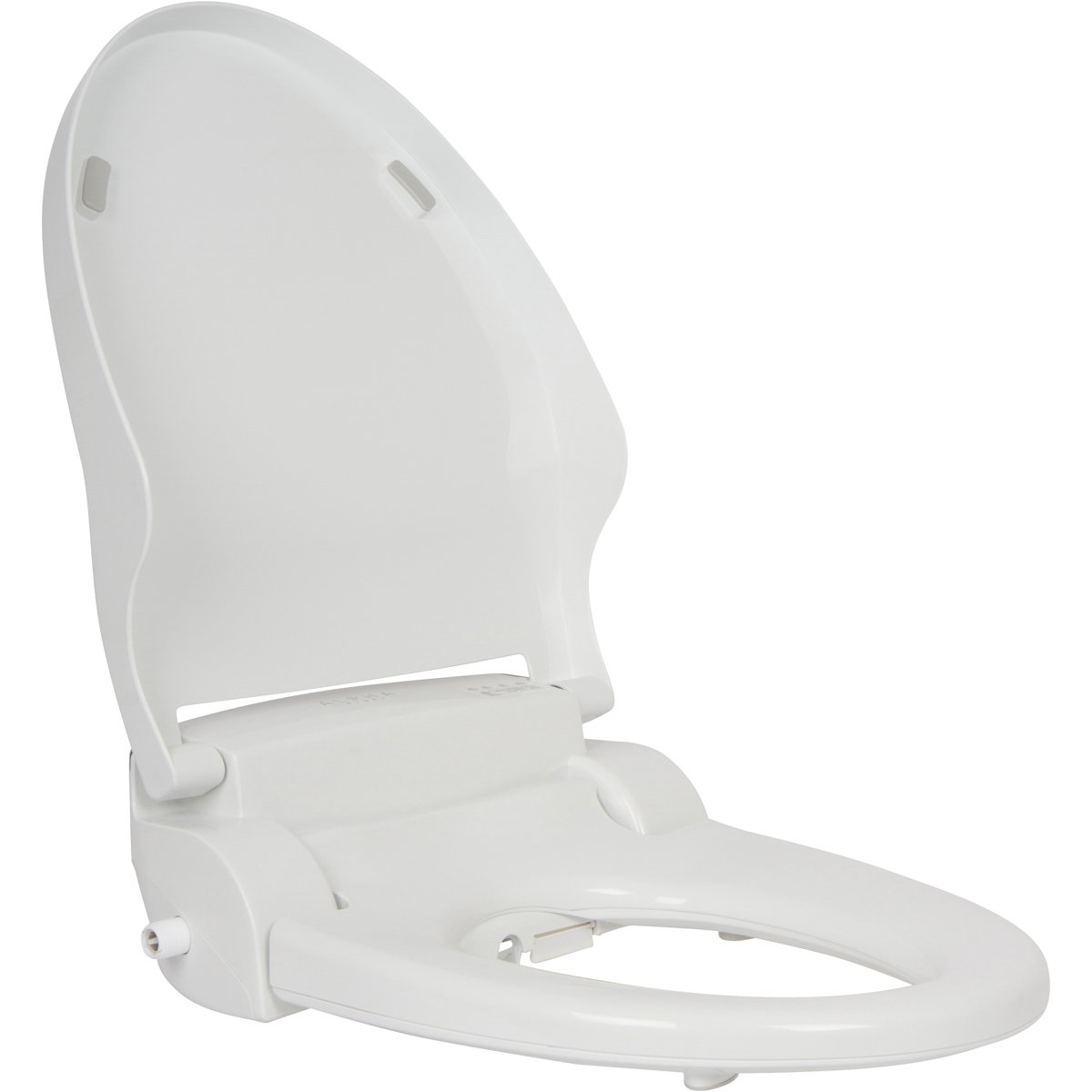 ALPHA BIDET UX Pearl Bidet Toilet Seat in Elongated White | Ultra Low Profile | Endless Warm Water | Arced Stainless Steel Nozzle | LED Nightlight | Dryer | Deodorizer | 3 Year Warranty thumbnail 9