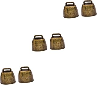Toyvian 3sets Square Calling Bell Handle Noisemaker Iron Material Easy to Carry Perfect for Football Games Wedding Birthday Parties 2pcs*3