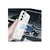 GGM GİYİM & AKSESUAR Samsung Galaxy S25 Fe için Magsafe ile Uyumlu Arka Kısmı Şeffaf Kenarları Silikon Yapılı Güçlendirilmiş Mıknatıslı Wireless Kablosuz Şarj Destekli Kılıf (S25 Fe)