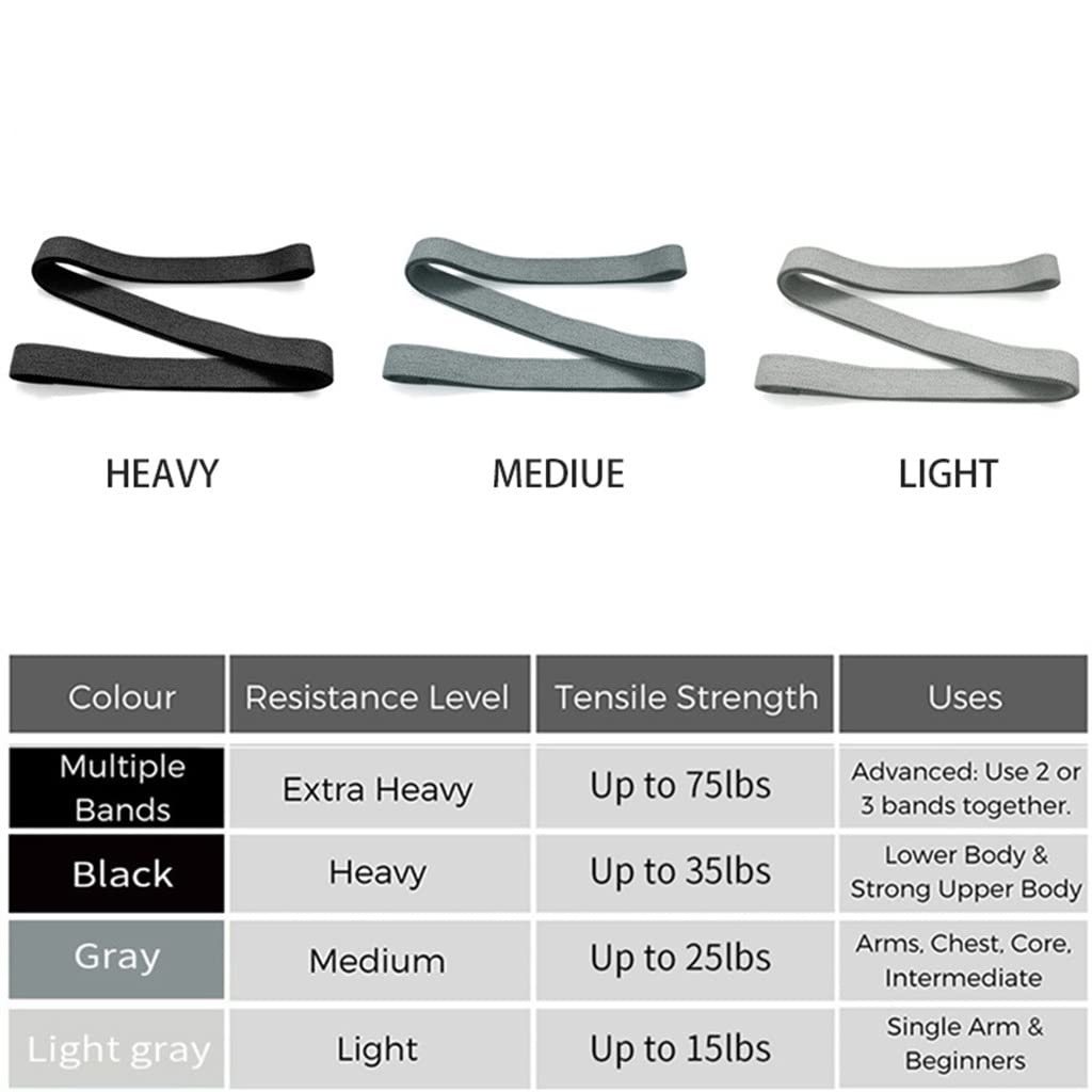 Banda de Resistencia de cinturón de Yoga de Tela extendida Utilizada para piernas, glúteos, Brazo, cinturón Auxiliar, Ejercicio físico Antideslizante (Color: A, tamaño: Talla única)