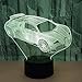 Produktbild Auto-Styling Illusion-Nachtlicht 3D LED Tisch Schreibtisch Lampen, 7 Farben USB Lade Nachttischlampe die Schlafzimmer-Dekoration für Kinder Weihnachten Geburtstagsgeschenk