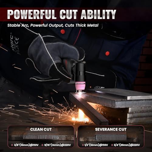 Image of 50A Plasma Cutter Machine, Pilot Arc, IGBT 110V /220V Dual Voltage