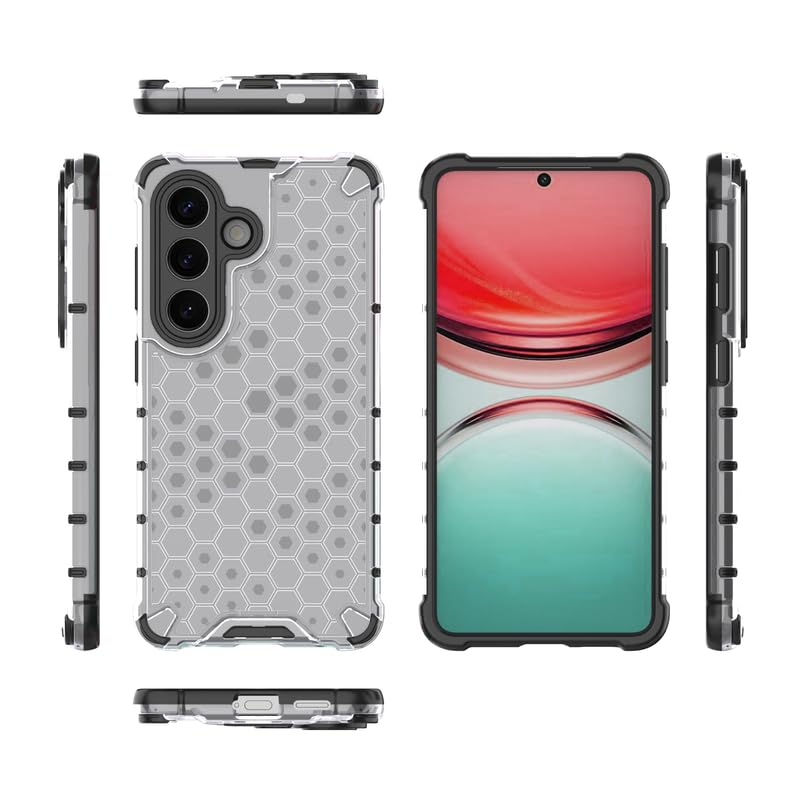 Image of Plastic Bumper Back Case Cover for Samsung Galaxy S26 5G (Transparent)