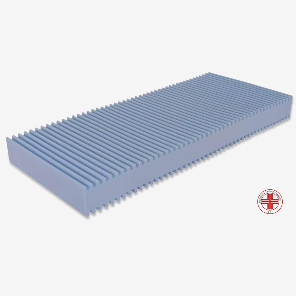 Materasso Singolo sfoderabile 90x200 Alto 12 cm in Poliuretano - Dispositivo Medico - Lupin I