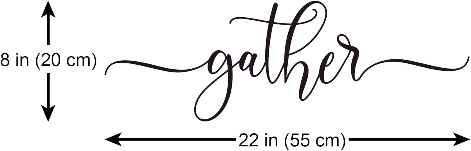 Gather Vinyl Wall Decal Kitchen Dining Room Decals Home Decor