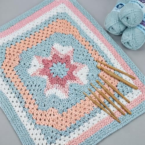 Image of ProKart - 4 Ply Plush & Cuddly for Knitting & Crochet | Pastel Yarn for Baby Toys & DIY Crafts | 100g, Pack of 4 (Baby Blue, Baby Pink, White, Peach)