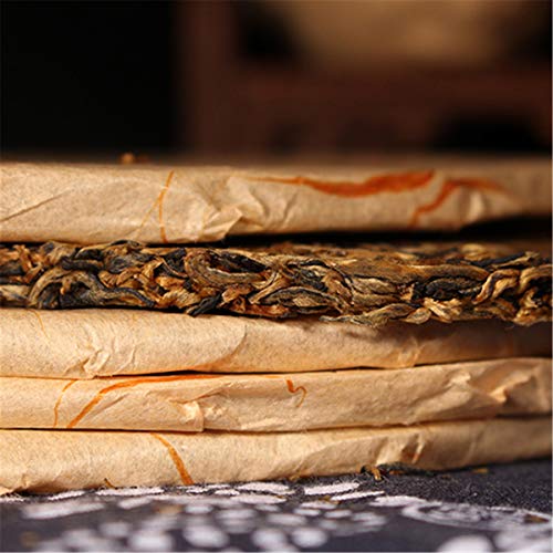 100g Té negro orgánico chino Yunnan Mini pastel Brotes de oro Dianhong Té rojo Cuidado de la salud Nuevo té cocido Venta… - Imagen 6