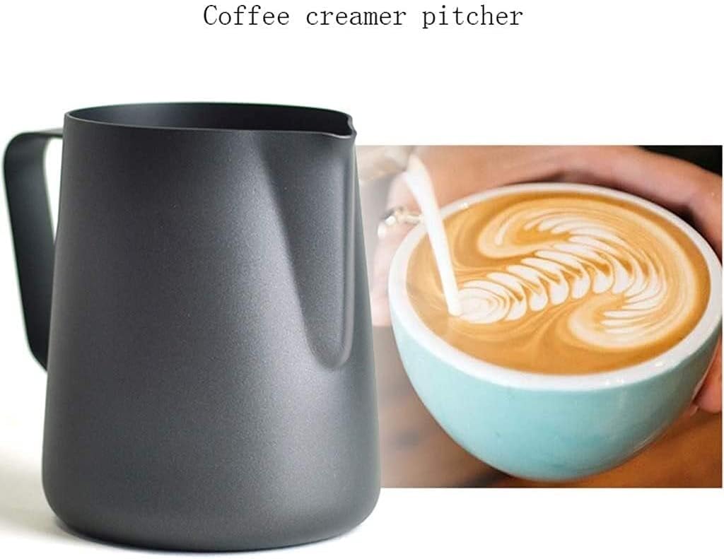 Milk Frother Cup Milk jug decor Stainless Steel Creamer Pitcher, Cup Container for Serving Milk, Coffee Cream, Salad Dressing, Maple Syrup, Espresso Machine mini Milk jug (Size : 350ml)