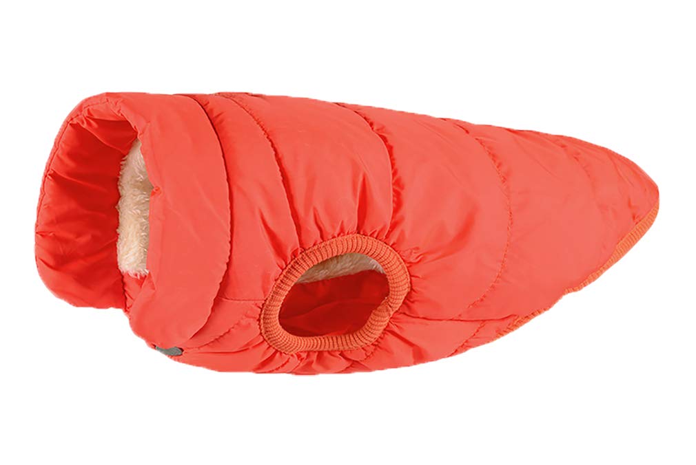 Sunnykud Dog Jacket Fleece Lined Pets Coat Windproof Puppy Vest With Harness Hole Warm Winter Clothes Outfit for Small Medium Large Dogs