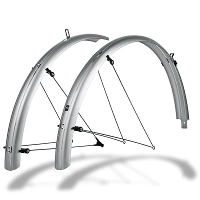 SKS Germany SKS Basic Garde-boue unisexe pour adulte Argenté 55 mm