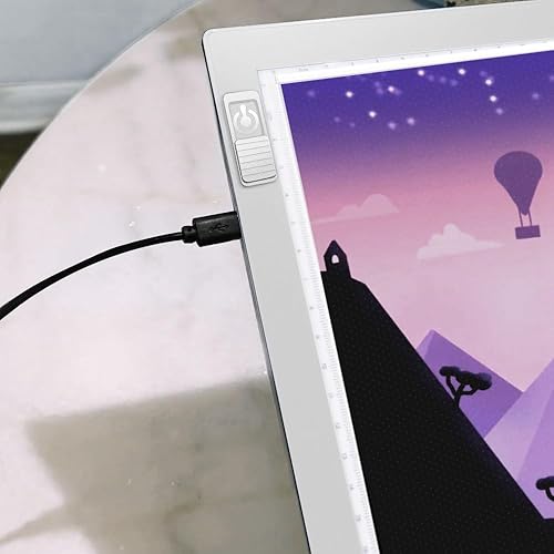 Miniatura 6 de ILIVABLE - Cubierta protectora para interruptor de almohadilla de luz, cubierta protectora de botón táctil con pintura de diamante para mesa de luz,