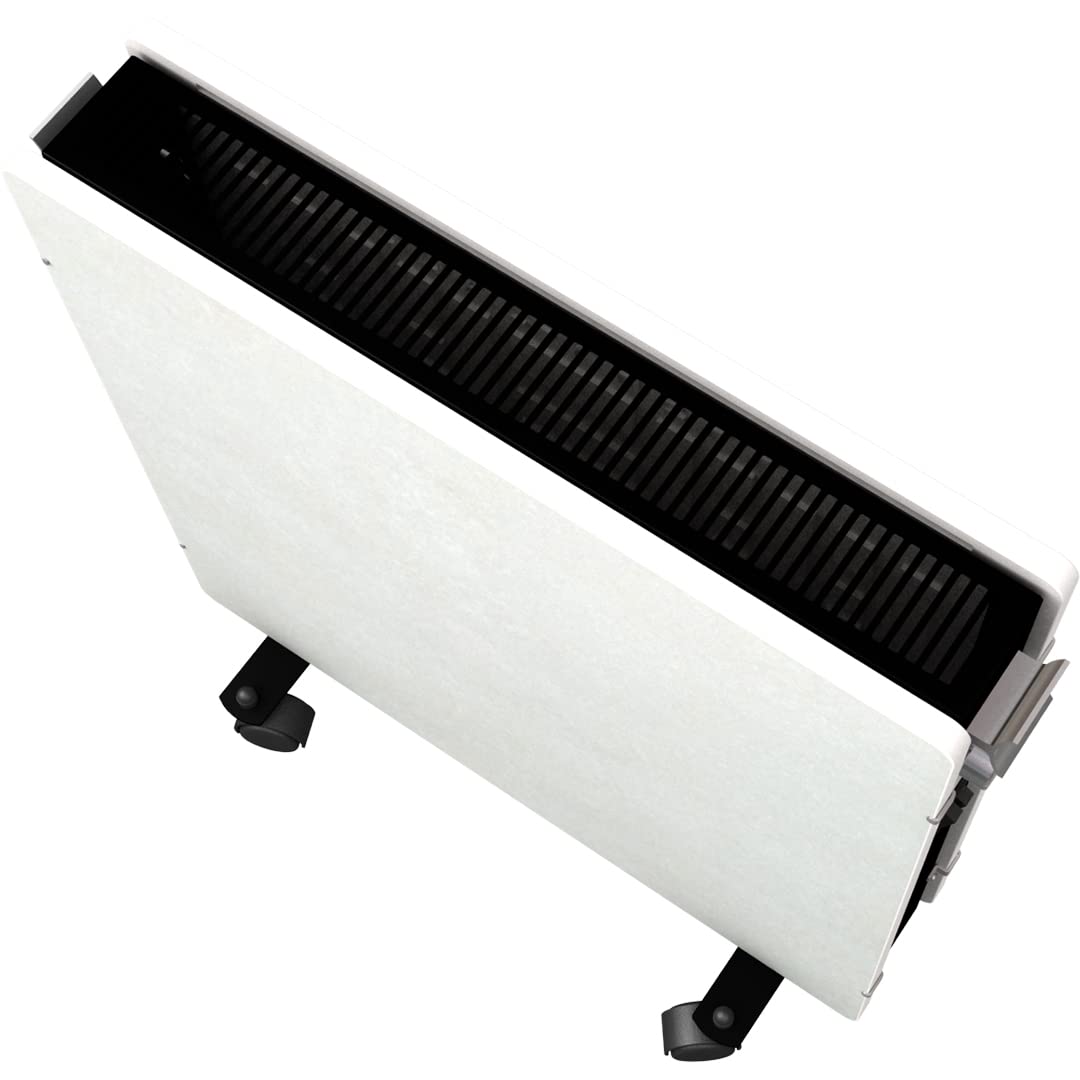 Mazda - Radiateur mobile - Radiateur à inertie en pierre mirida - Thermostat réglable 1000 et 2000w - sable blanc