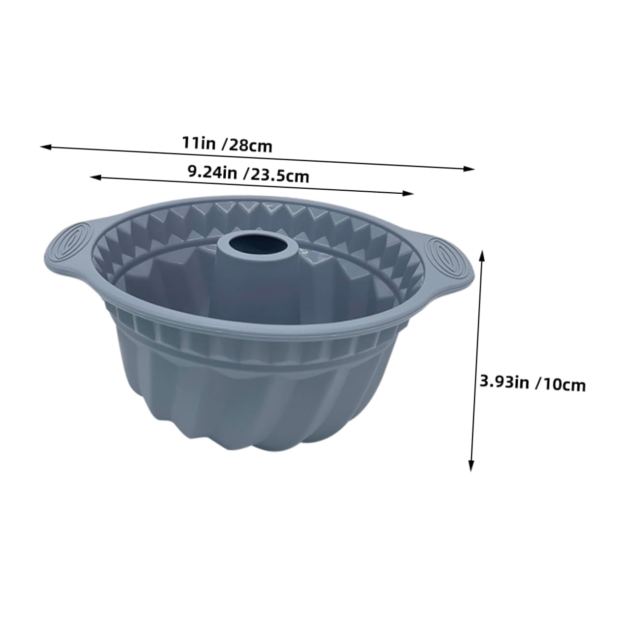 UKCOCO 3piezas Molde De Silicona para Tartas Redondas Molde Antiadherente para Repostería Casera De Silicona Acanalados para Hornear para De Tubo y Capacillos