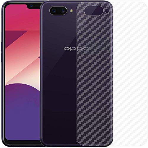 Image of Compatible with Oppo A3S Back Screen Protective Film Carbon Fiber Skin Transparent Screen Guard Sticker