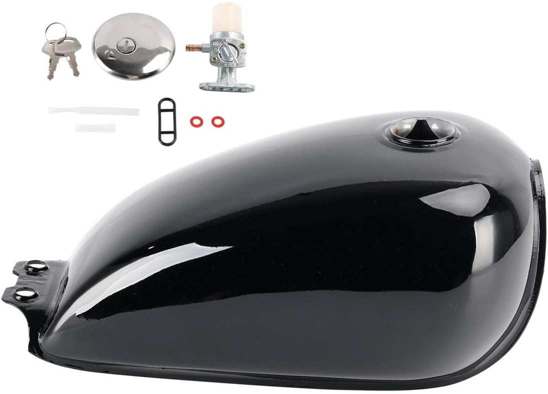 Suitable for Classic Black Gas Tank for Suzuki GN125
