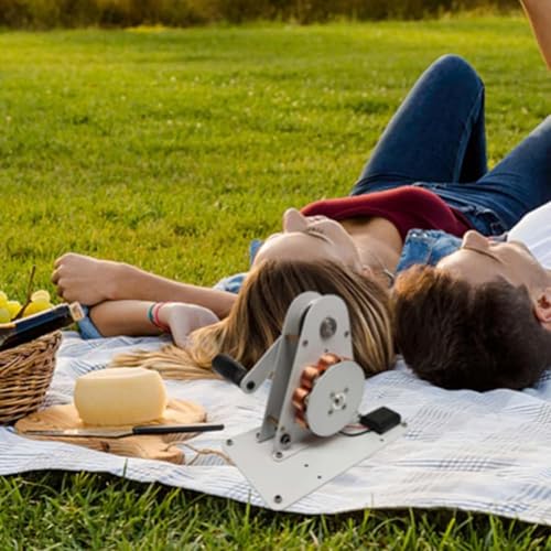 Cyclette manuale con generatore a manovella, alimentatore di emergenza portatile con ampia tensione di uscita per viaggi e formazione scientifica
