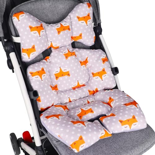 Image of AIPINQI Head and Body Support Pillow,Neck Support for Toddler,Suitable for Baby Car Seat and Strollers,Fox