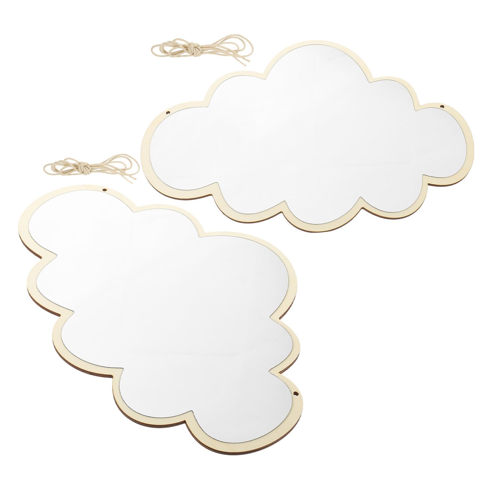 Miroir décoration murale moderne cadre en bois noble pièces