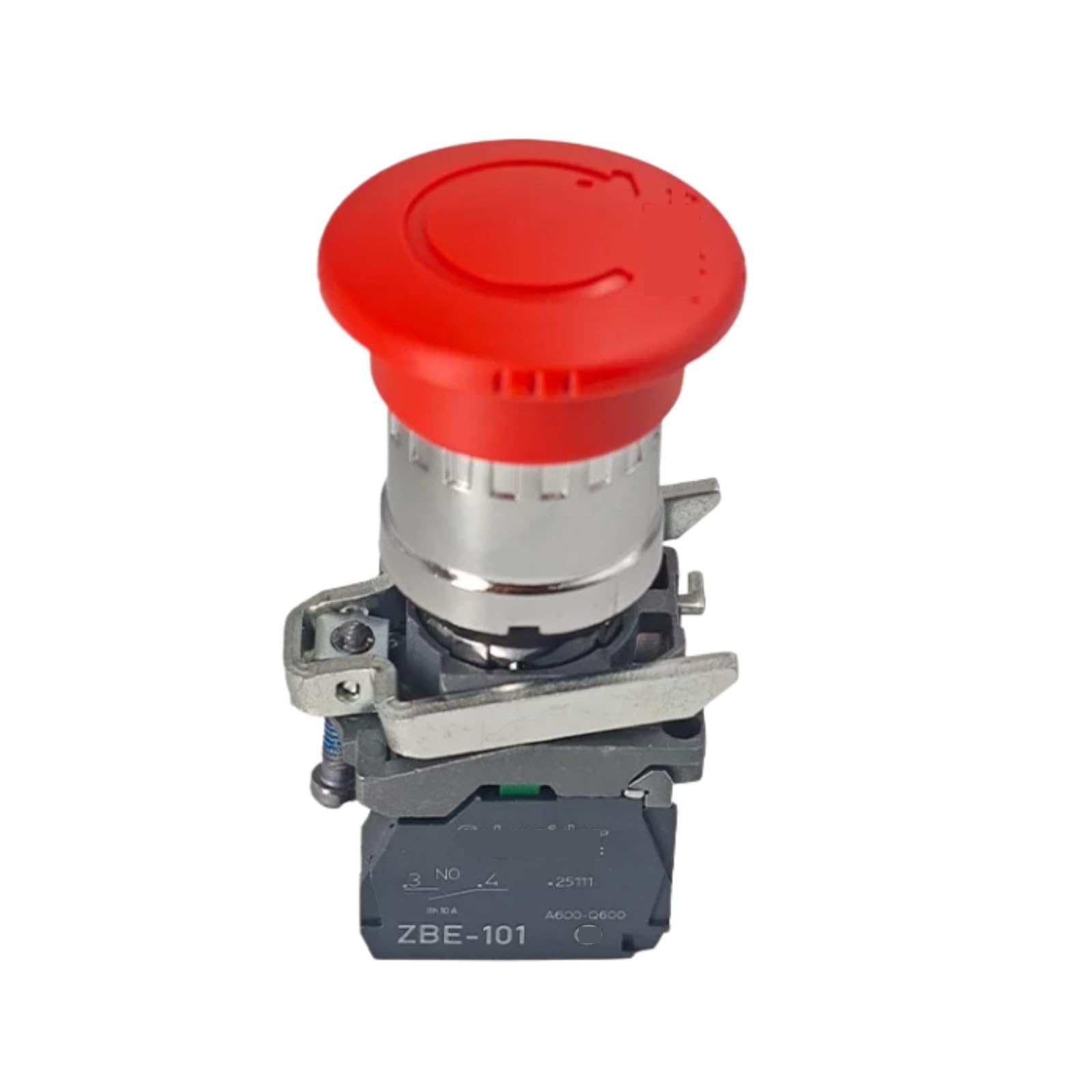 JHSLJCQS Emergency Stop Button XB4BS84441 1NO 2NC, ZB4BS844+ZB4BZ141 Push Button Switch