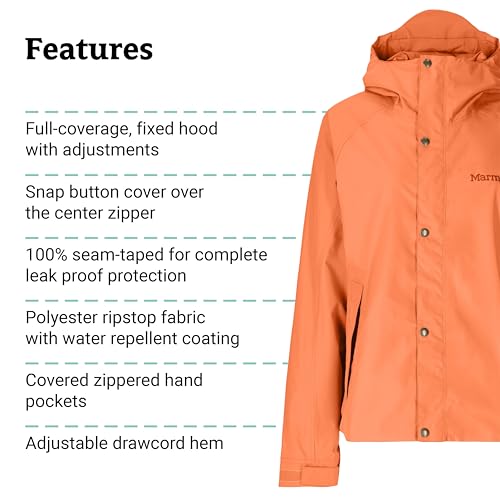 Image of MARMOT Women's Cascade Durable & Waterproof Rain Jacket