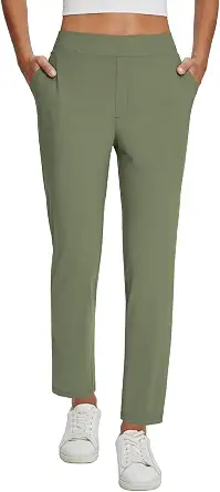 Baleaf Women's Business Casual Pants with Zipper Pockets