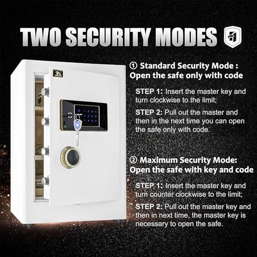 Image of TIGERKING Home Safe with Touchscreen Digital Lock, 2.05 Cu Ft