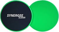 Vista 1 de Synergee Deslizadores de zona central. Uso de doble cara en alfombras o suelos de madera dura. Equipo de ejercicio abdominal