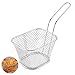 Cestas de fritura para servir papas fritas y cestas de presentación de alimentos con asas, para catering, restaurantes y pubs - Acabado de acero inoxidable