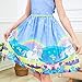 Sunny Fashion Girls Dress Unicorn Rainbow Holiday Princess 7