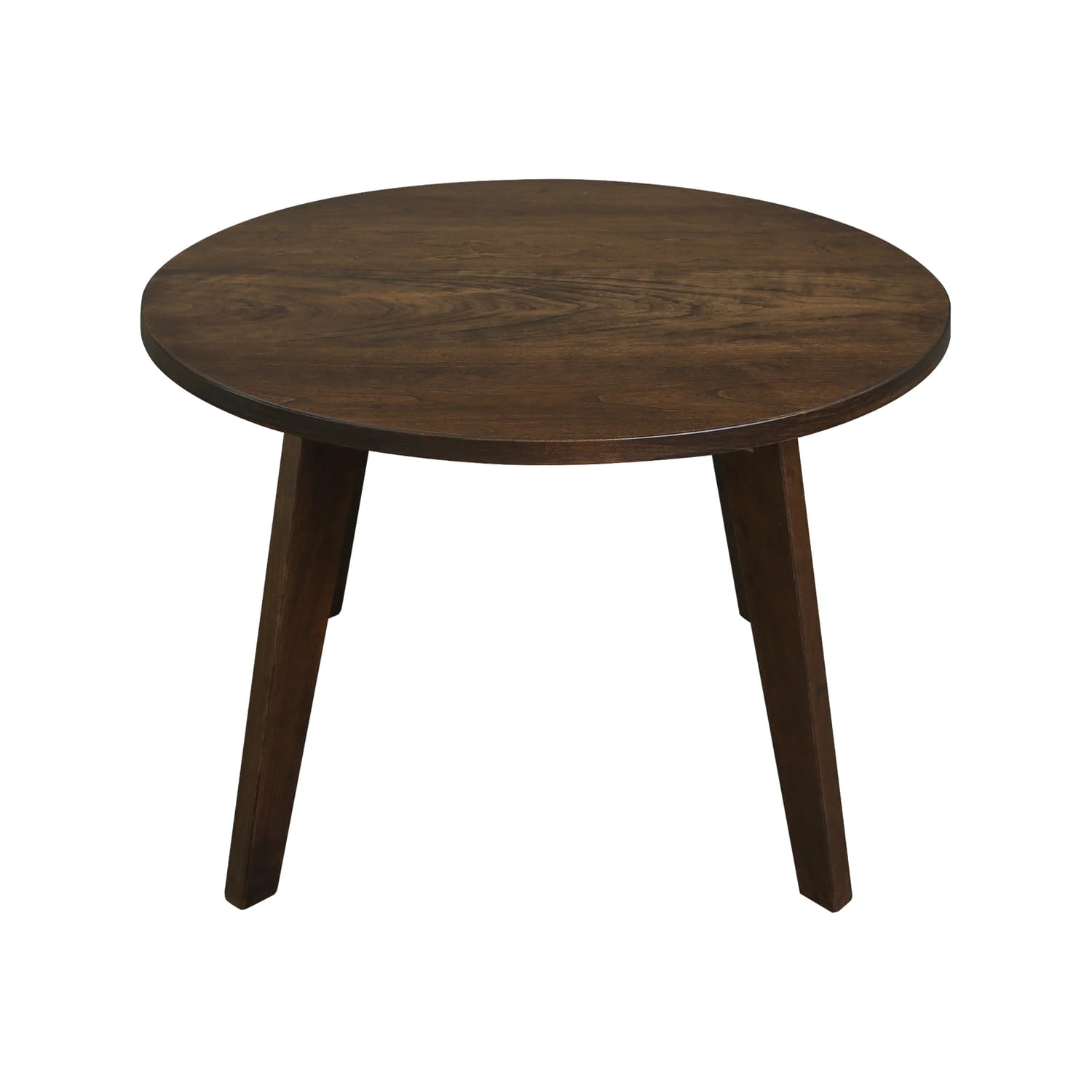 american trails genuine 100% hardwood round coffee table - antique cherry