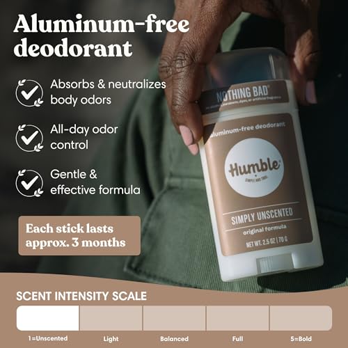 Image of Humble Aluminum-Free Deodorant, Simply Unscented - 1 Pack