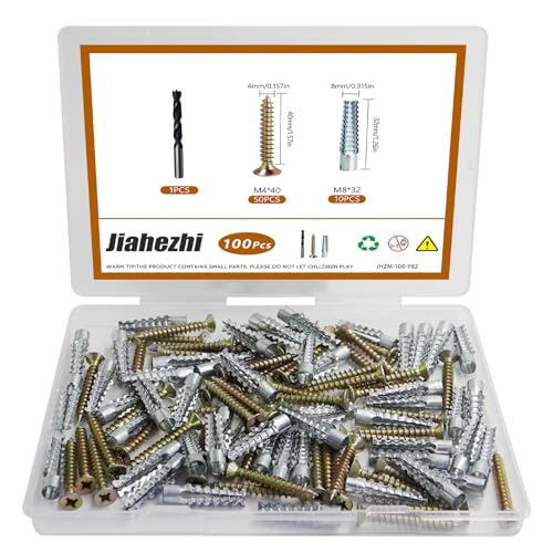100 Pcs M4 M8 Tree Shaped Anchors