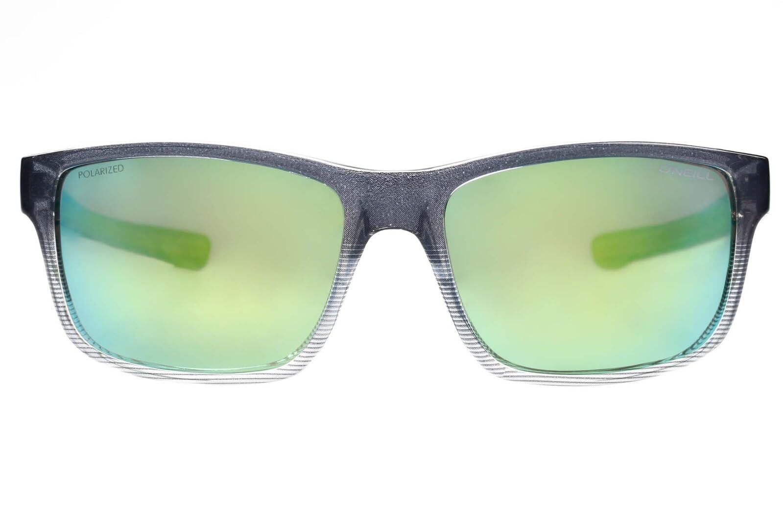 O'Neill CONVAIR2.0 Sonnenbrille 108P Mattgrau/Lime Spiegel, Grau/Limettengrün verspiegelt, One Size
