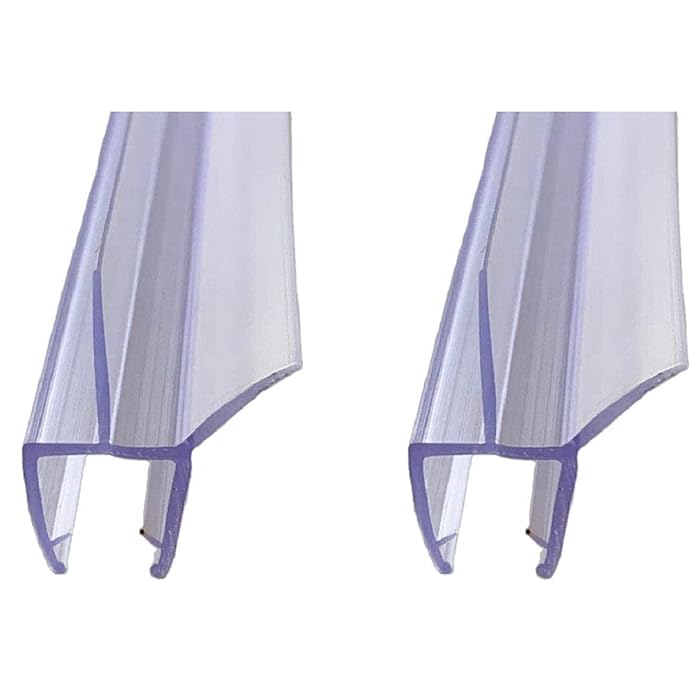 Buy 2 Pack1/2" Shower Door Seal Strip, Shower Door Sweep with Drip Rail