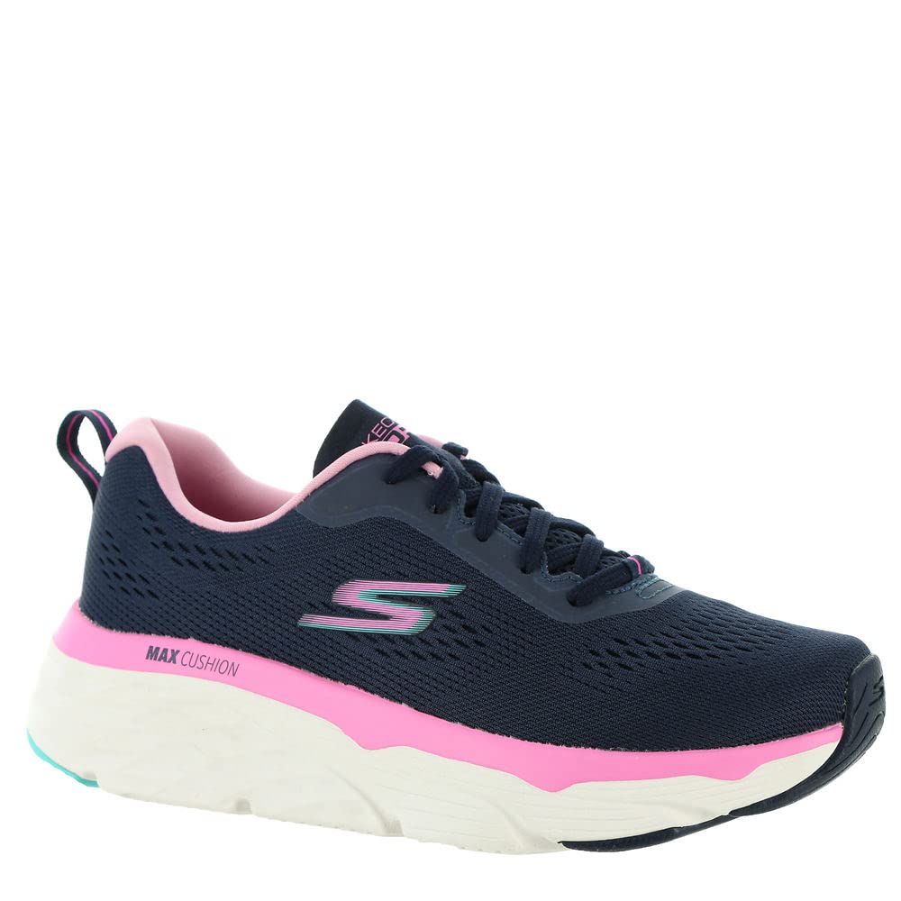 Skechers-MAX Cushioning Elite - Ziva-Womens Walking Shoes-128551-NVPK-NVY/PNK UK3 (B09N9HP7P1) Amazon Price History, Amazon Price Tracker
