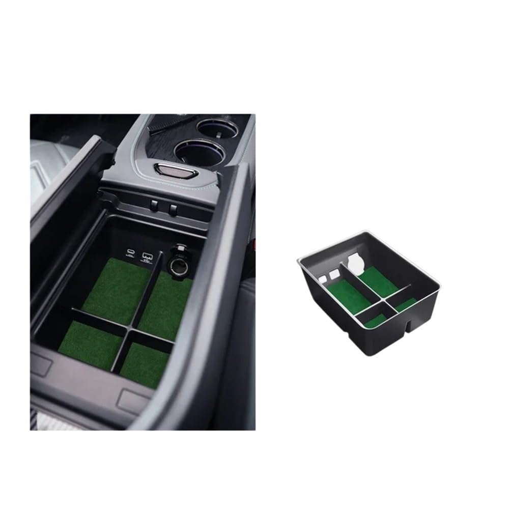 YHZRDMSK For ZEEKR 001 Center Control Storage Box Shelf Armrest Interior Car Supplies