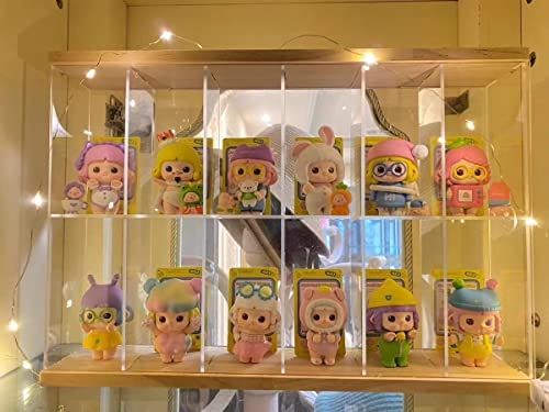 Clear Acrylic Display Case Organizer Storage Rack - 12 Compartments - Sliding Door Dustproof Protection Showcase Box For Pop Figure Action Toys Collectibles(14.6"W X 3.15"D X 9.7"H /37Cmx 8Cmx 24.7Cm) #TOP1
