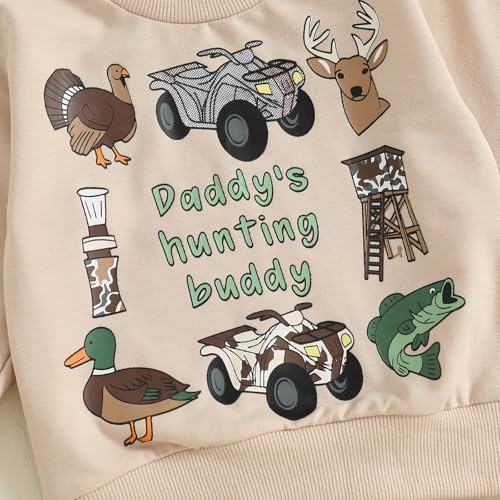 Userdefined Toddler Baby Boy Fall Clothes Animal Print Sweatshirt Top Camouflage Pants Set Sweatsuit Fall Winter Outfit4