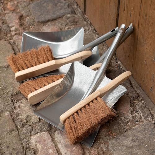 SIDCO Kehrgarnitur 3 x Set Handfeger Kokos Kehrschaufel Handbesen Kehrblech Kehrset – Bild 7