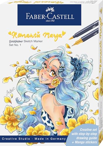 Faber-Castell Goldfaber XPb`}[J[y }KRNVZbg1 AR[n}[J[ fAy ϐCN h~ G XPb`  hGy ރZbg
