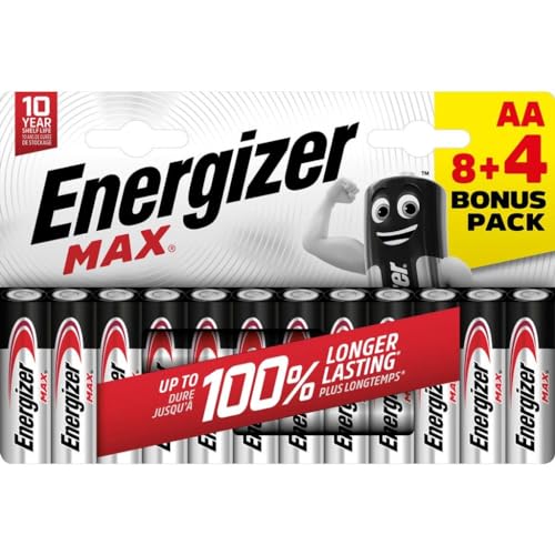 Energizer Max Mignon (AA)-Alkali-Mangan Batteries 1.5V 12St.