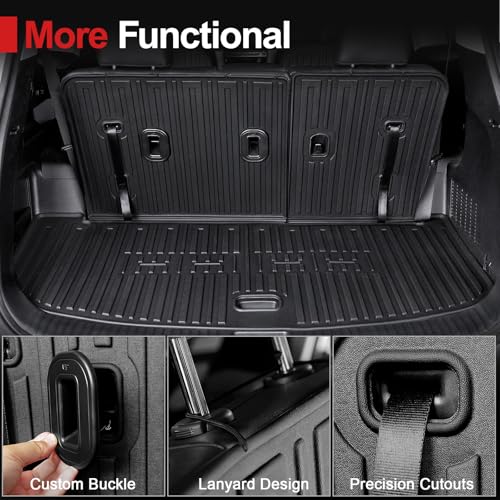 Image of Cargo Mat & Brackrest Mat for 2020-2024 2025 Kia Telluride