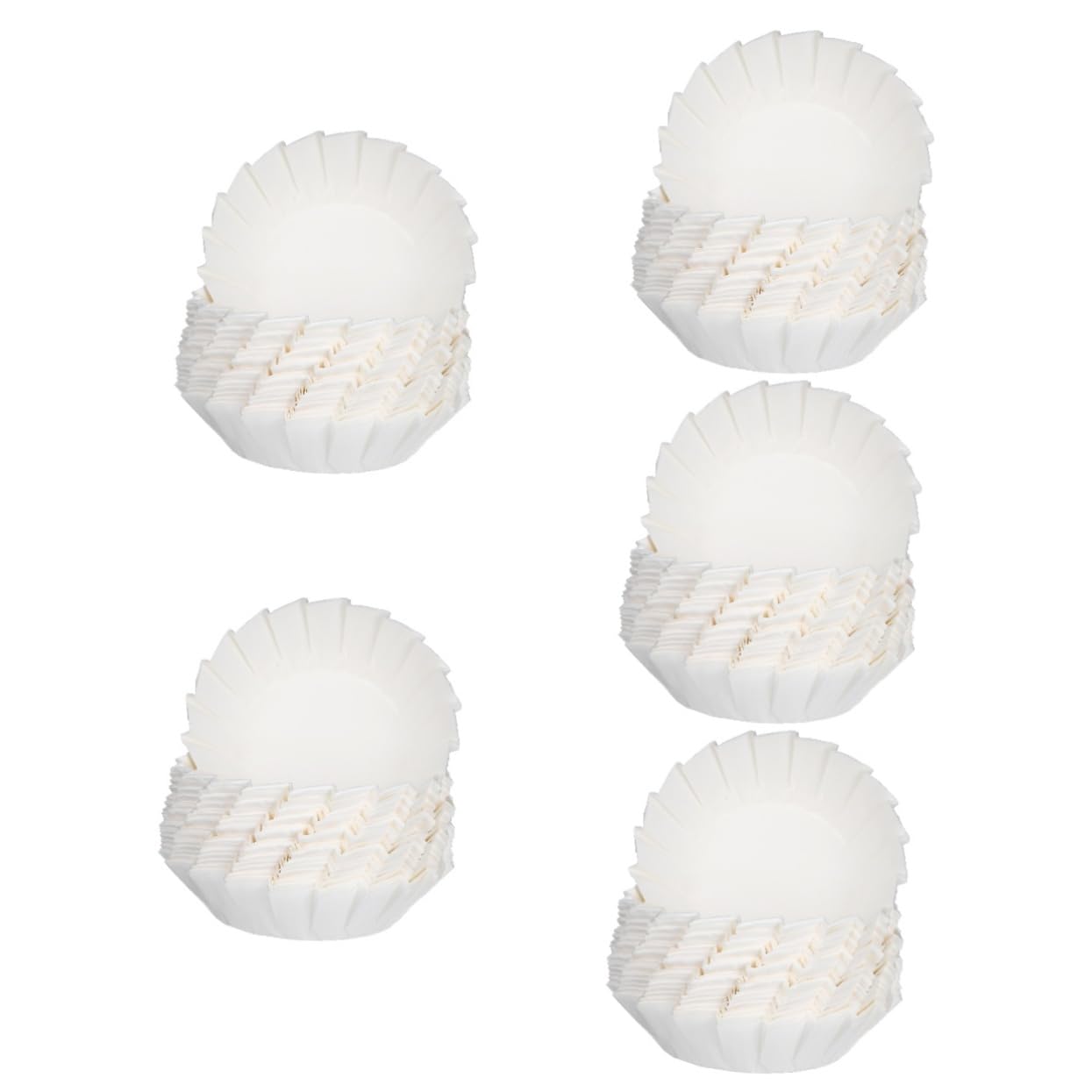 Cabilock 5 Ensembles Moule À Gâteau Doublures De Muffins Doublures De Chauffe-Cire Doublures De Petit Gâteau Moules À Cupcake Bleus Moules À Muffins Doublures De Dessert 200 pièces * 5