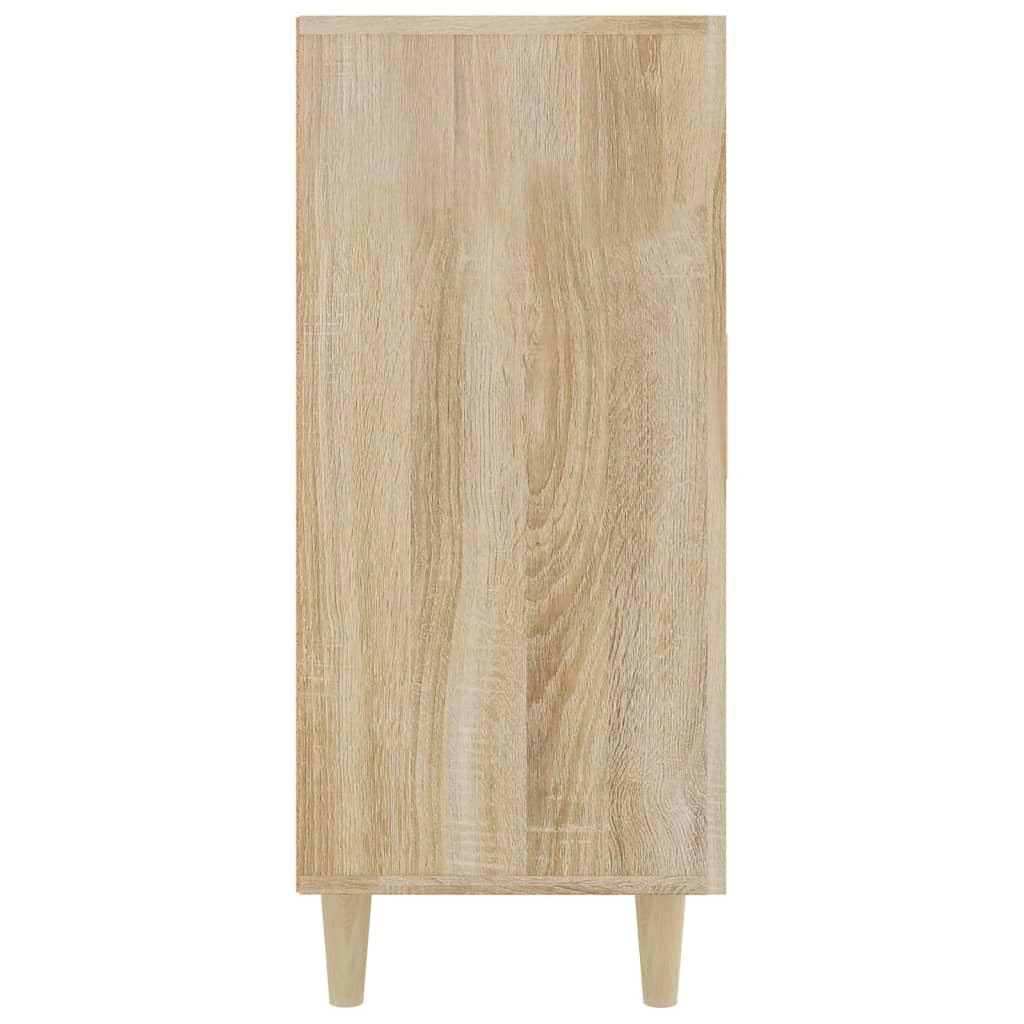 vidaXL Buffet Armoire de Rangement Organisateur de Maison Meuble de Rangement Armoire de Salon Intérieur Chêne Sonoma 90x34x80 cm Bois d'Ingénierie