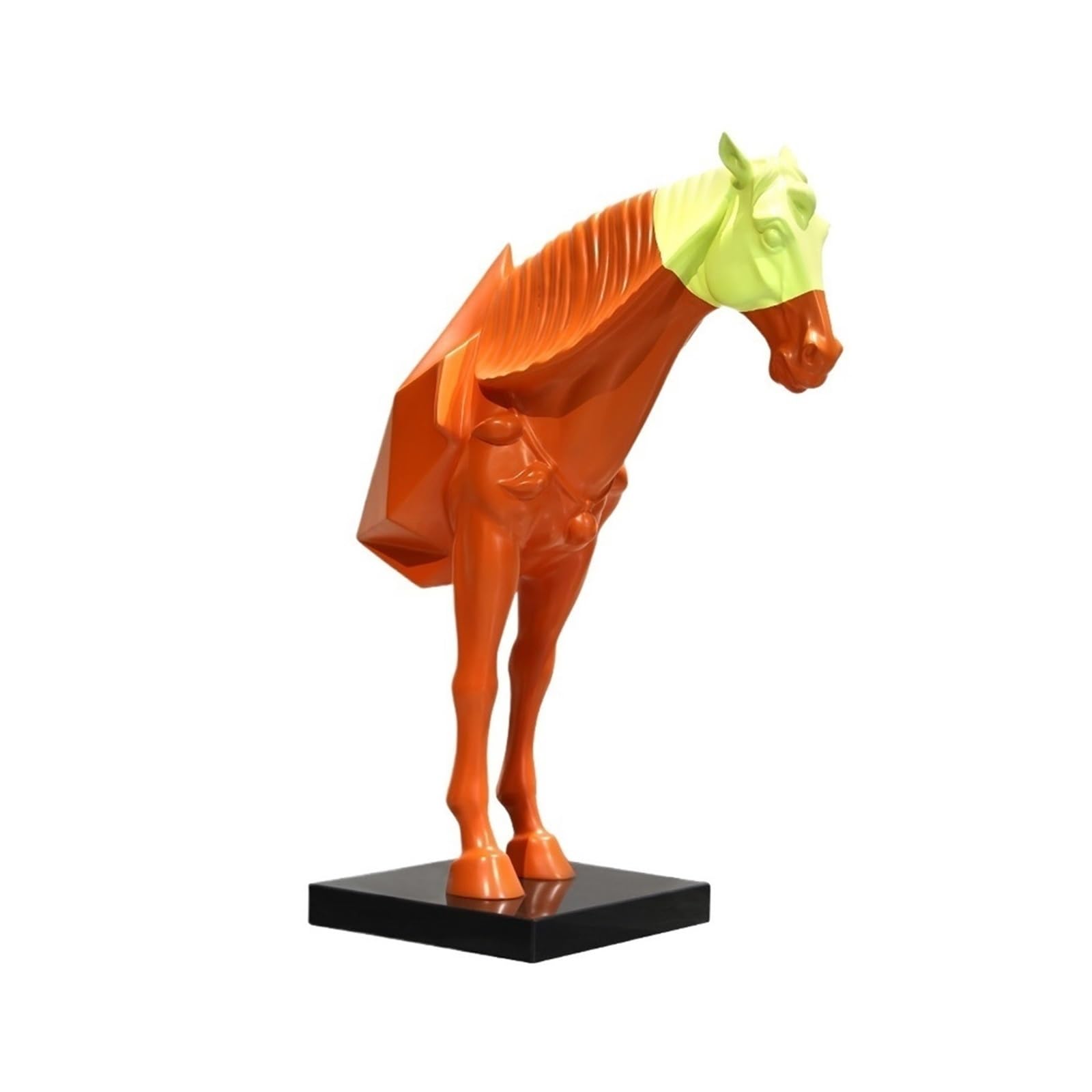 XYJIAOU2026 Desktop Figurines Modern Abstract Horse Figurine Creative Living Room Decoration Large Sculpture
